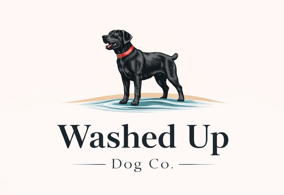 Washed Up Dog Wash Co. Logo
